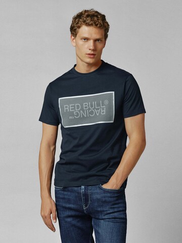 Red Bull Racing x Pepe Jeans Shirt in Blau: Vorderseite