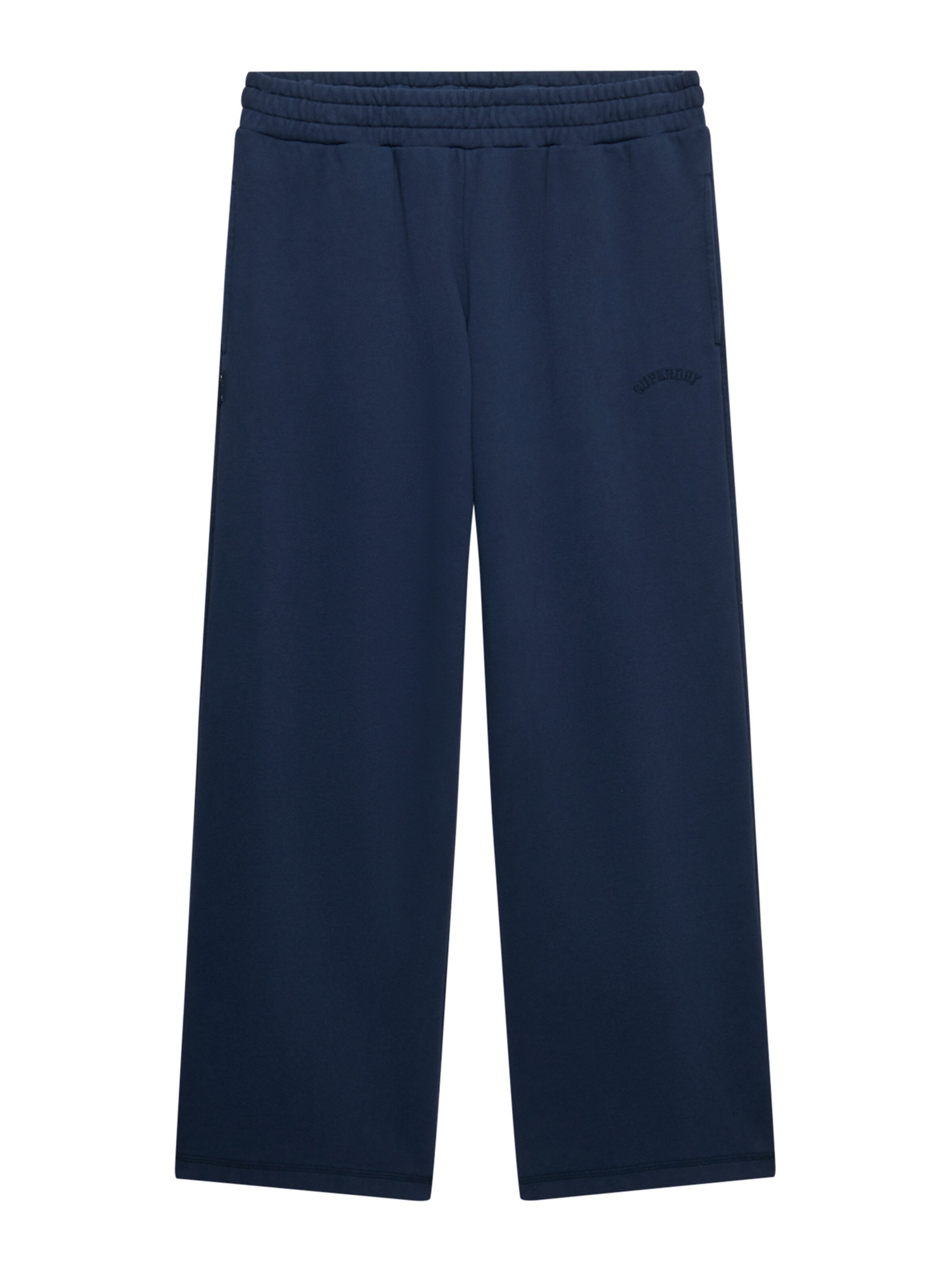 Wide Leg Pantalon 'ESSENTIAL' Superdry & Co en bleu : devant