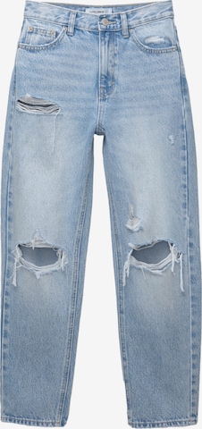 Pull&Bearregular Traperice - plava boja: prednji dio
