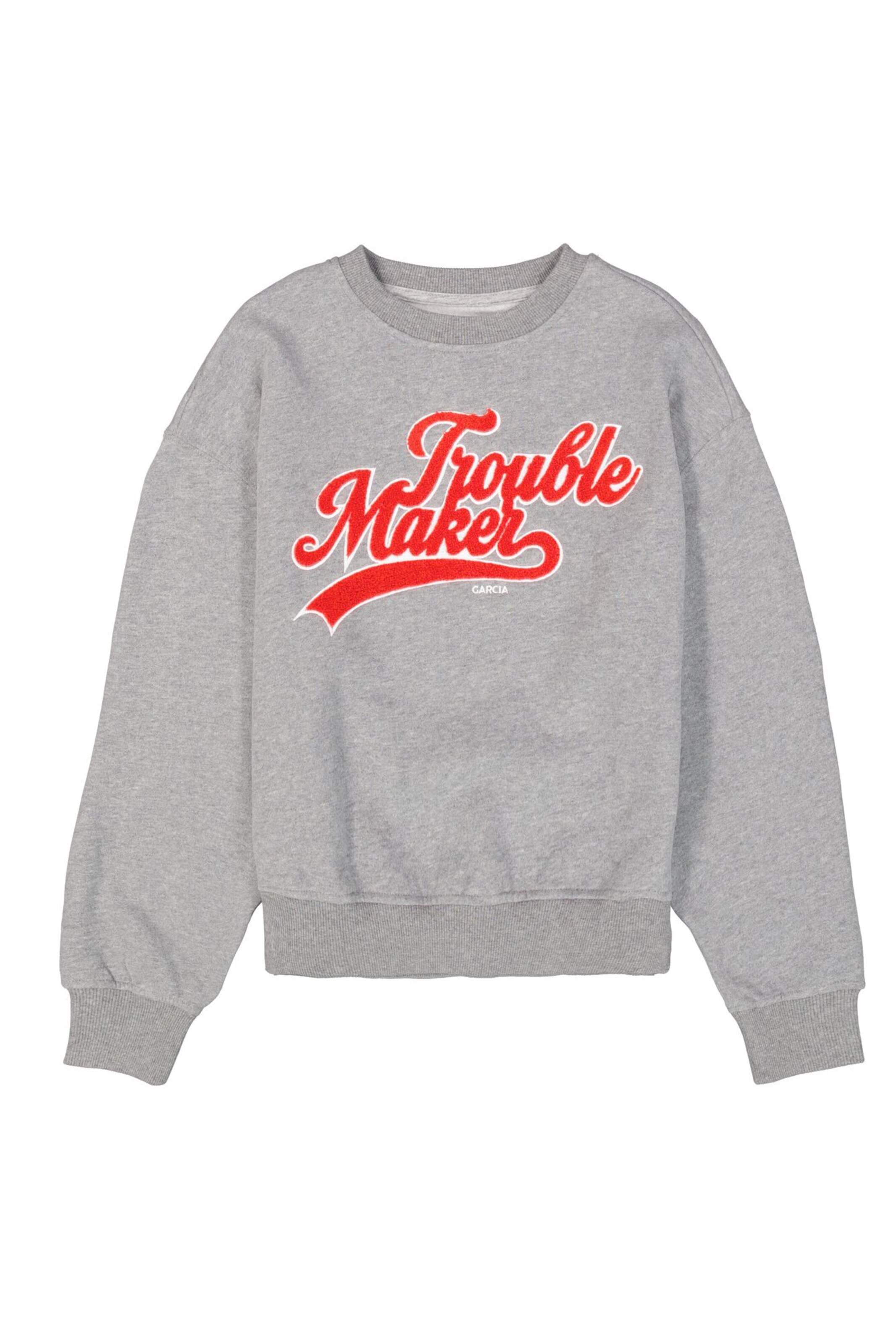 GARCIA Sweatshirt in Grey: front
