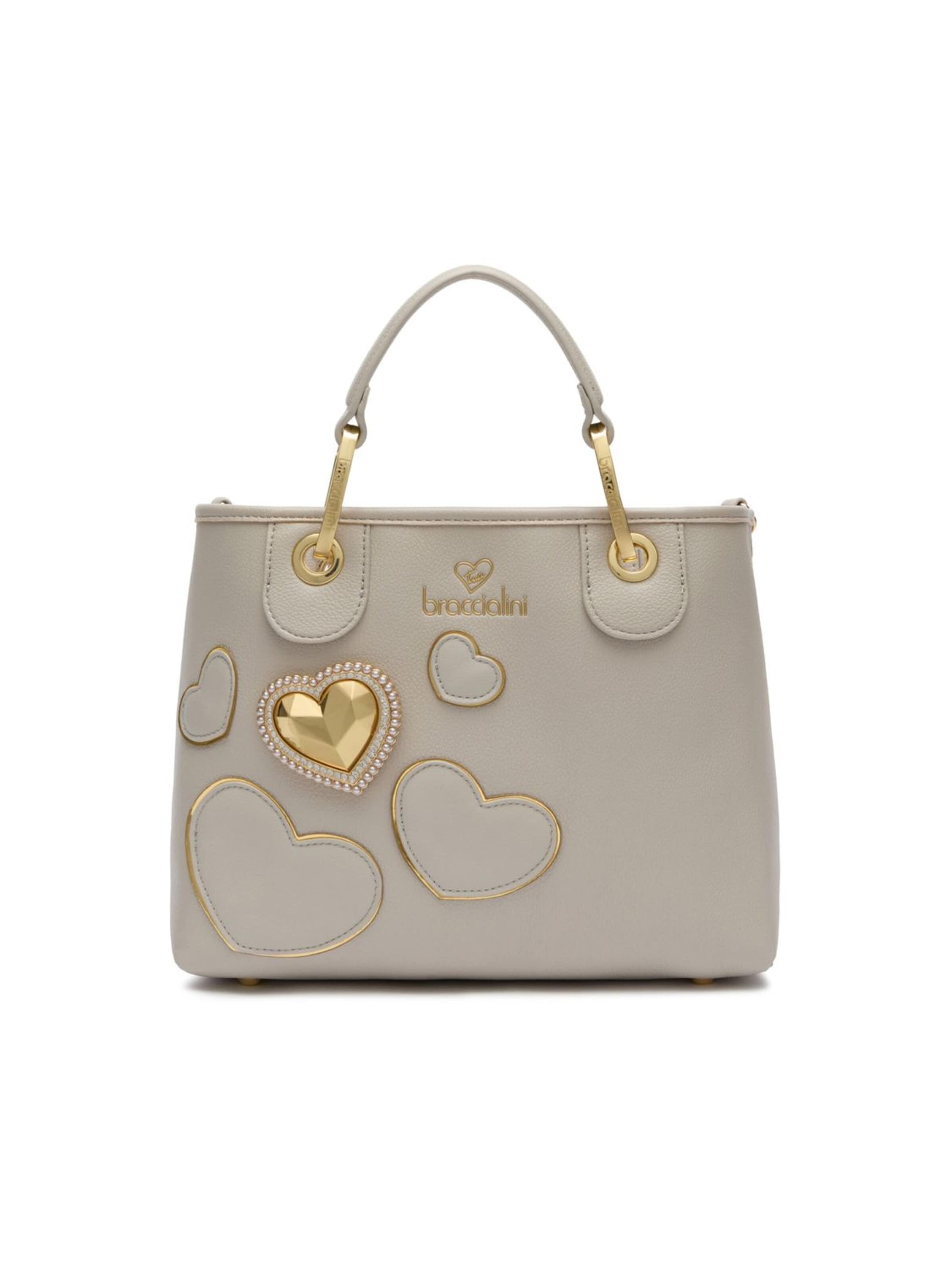 Braccialini Handtasche 'Beth Patch'‌‌ in Grau: Vorderseite