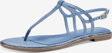 TAMARIS T-Bar Sandals in Blue: front