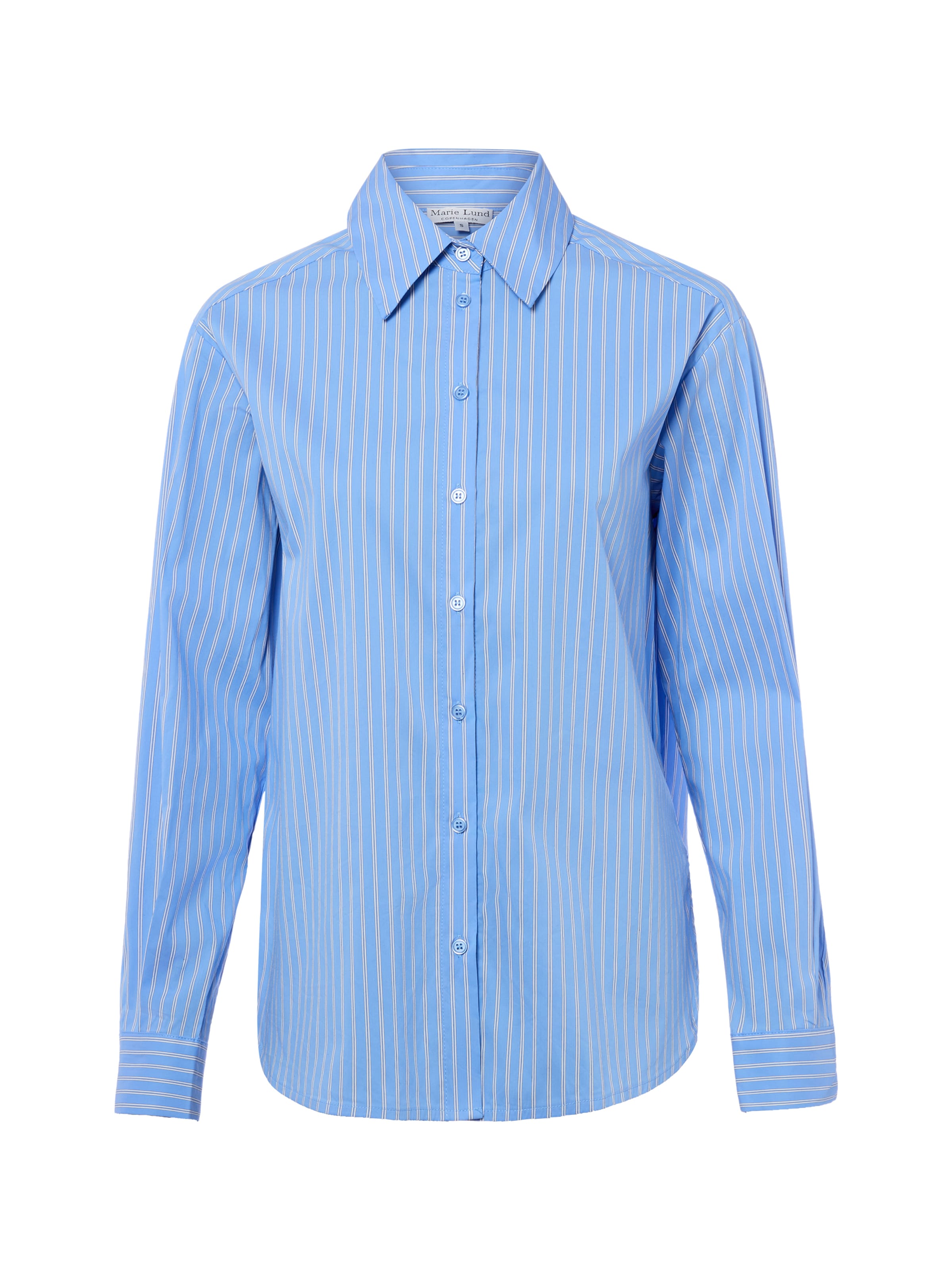 Marie Lund Blouse in Blue: front