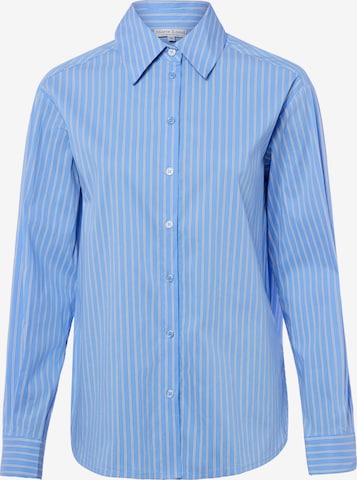 Chemisier Marie Lund en bleu : devant