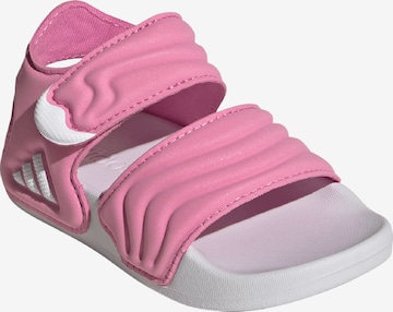 ADIDAS SPORTSWEAR Rantakengät 'ADILETTE' värissä vaaleanpunainen: etupuoli