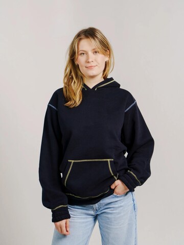 nonono brand Sweatshirt 'Midnight'‌ in Blau: Vorderseite