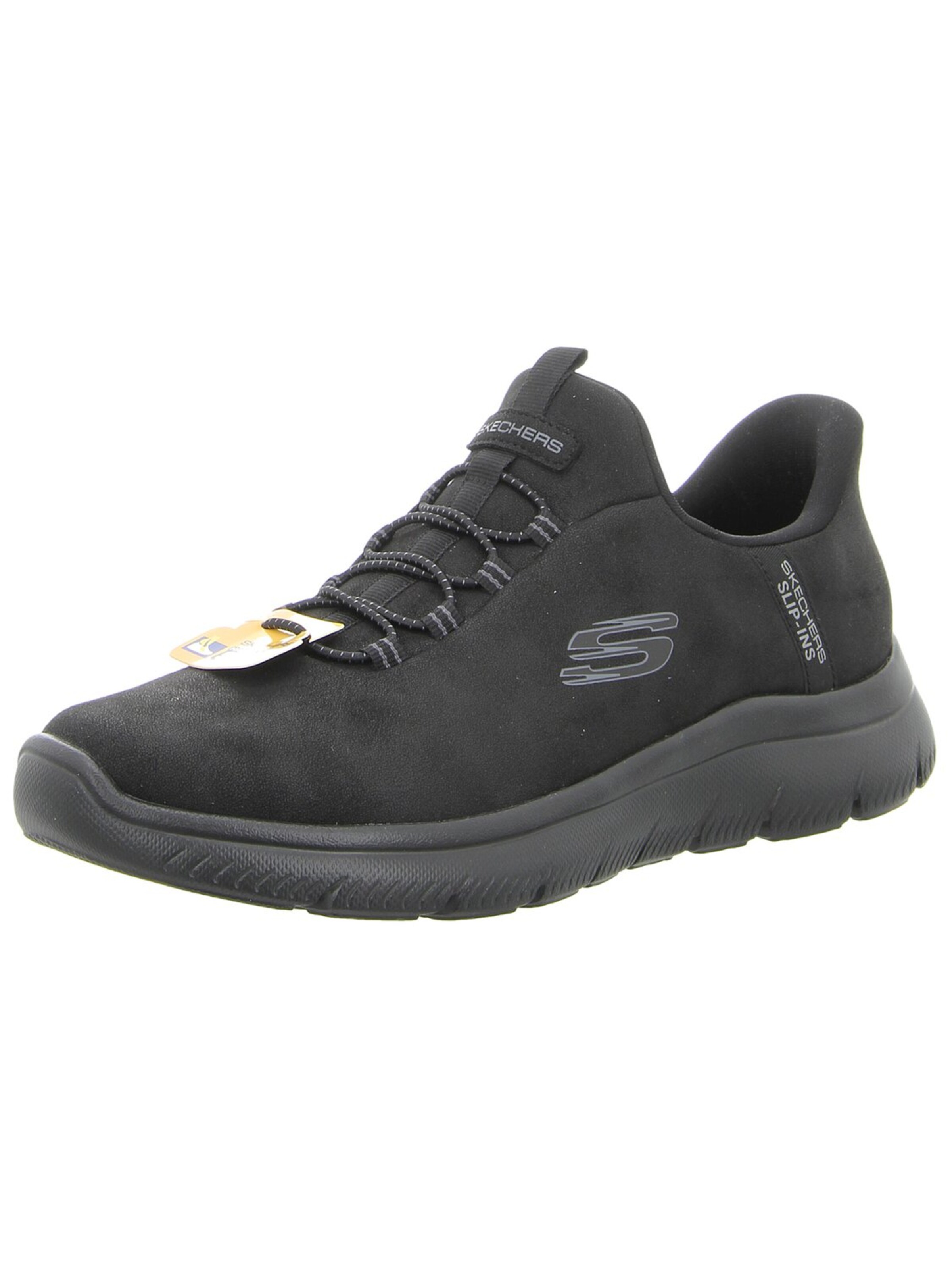 SKECHERS Hausschuh 'Herren Slipper 232940 BBK Textil in schwarz' in Schwarz: Vorderseite