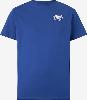 ALPHA INDUSTRIES Póló - kék: elől