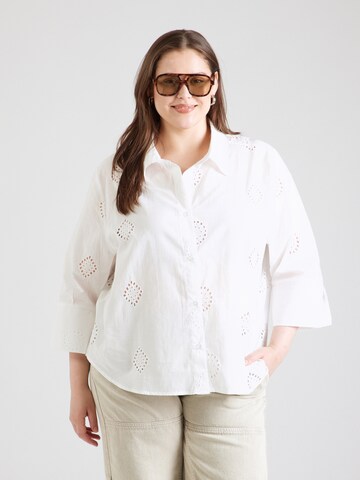 Z-One Bluse in Weiß: Vorderseite