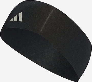 Bandeau de sport ADIDAS PERFORMANCE en noir : devant