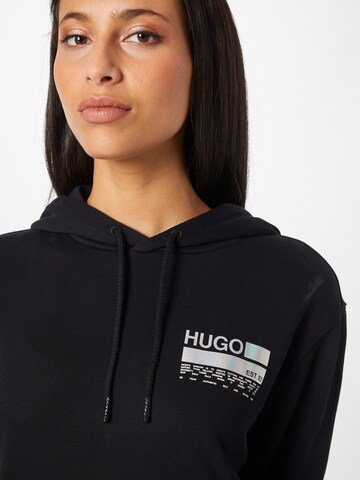 HUGO Red - Sweatshirt 'Dasweater' em preto