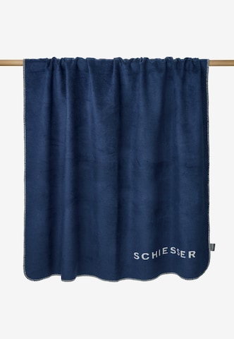 SCHIESSER Blankets 'Klara' in Blue