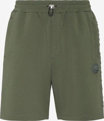 Pantaloni di Plein Sport in verde: frontale