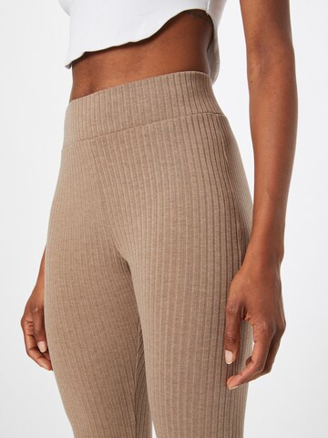 PIECES Skinny Leggings 'Molly' in Braun