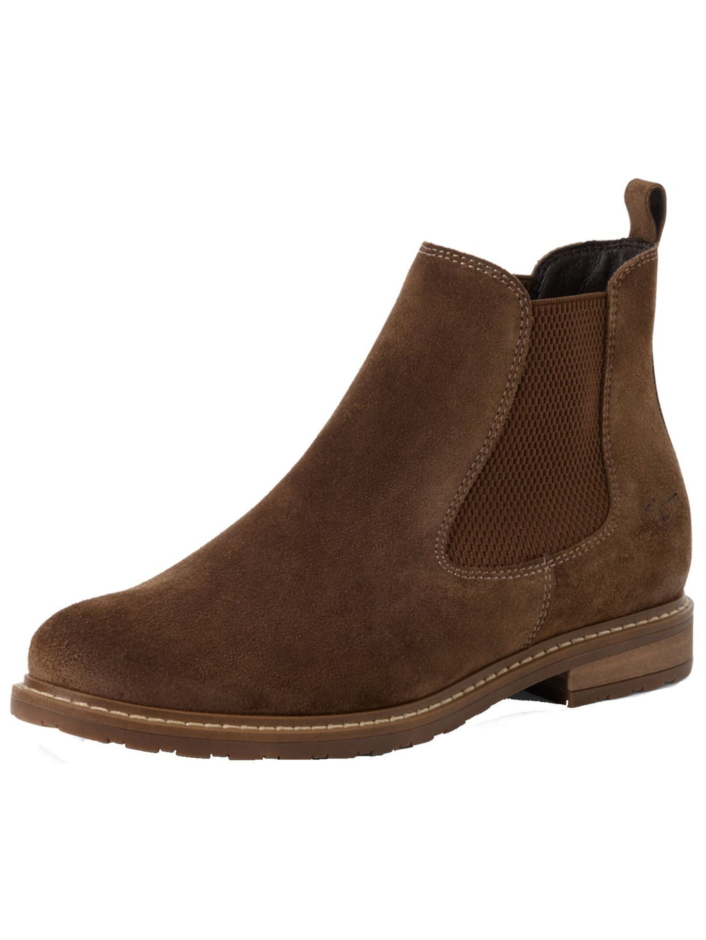 Tamaris Chelsea Boots in Brown: front
