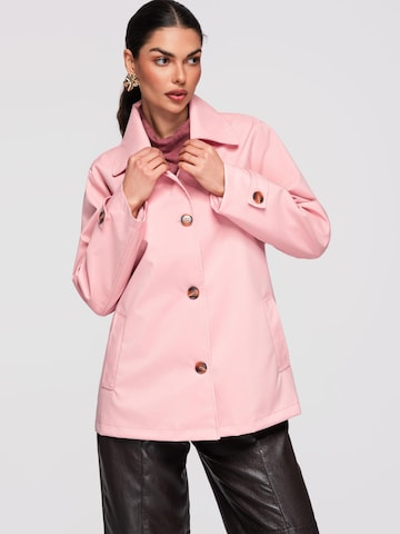 Ombre Übergangsmantel‌‌‌‌‌‌‌‌‌‌ in Pink: Vorderseite