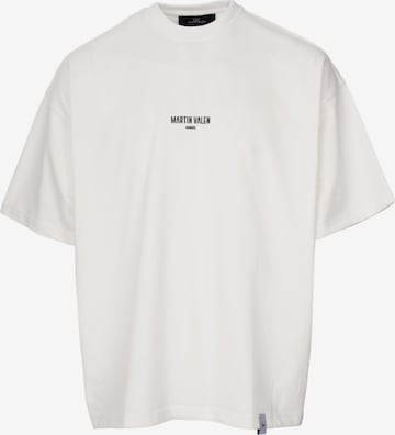 T-Shirt MARTIN VALEN en blanc : devant