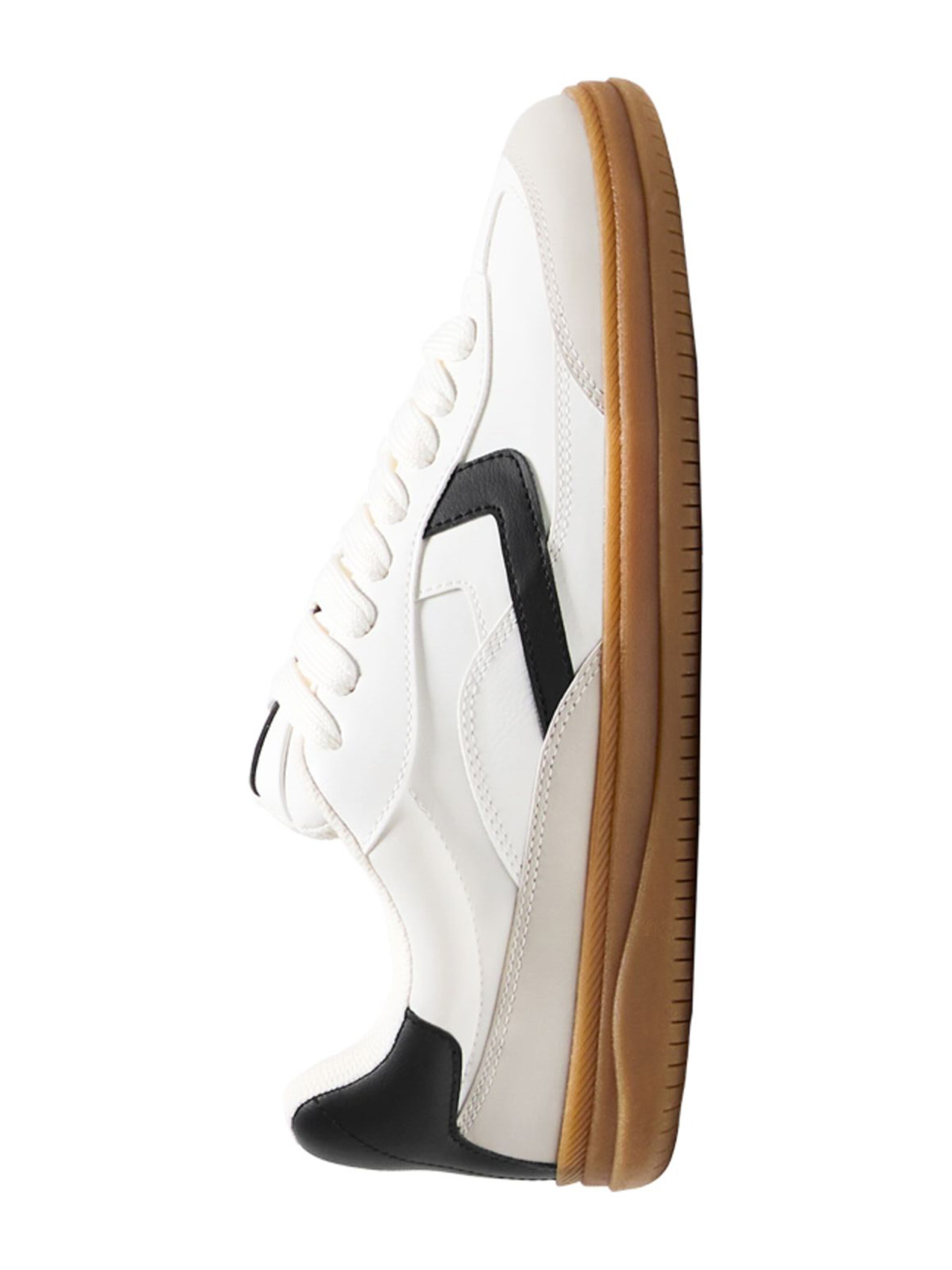 Bershka Platform trainers in White