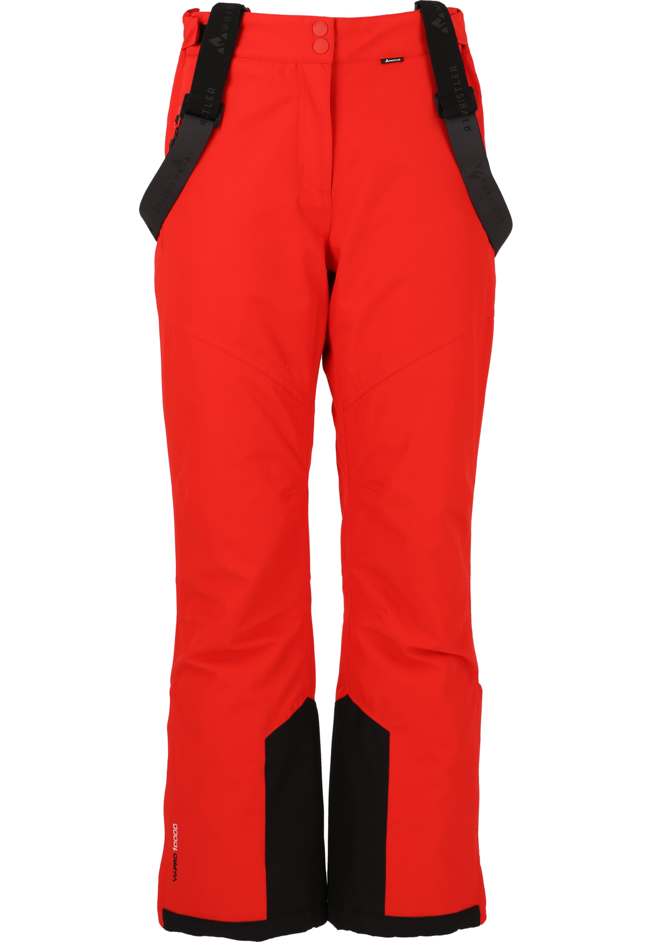 Whistler Skihose 'Drizzle' in Rot: Vorderseite