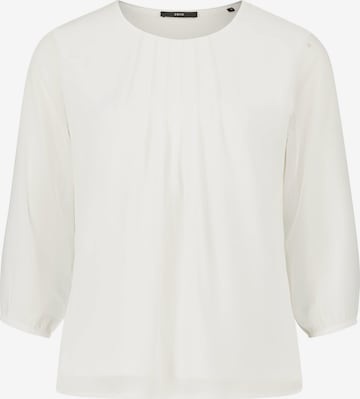 Camicia da donna di zero in bianco: frontale