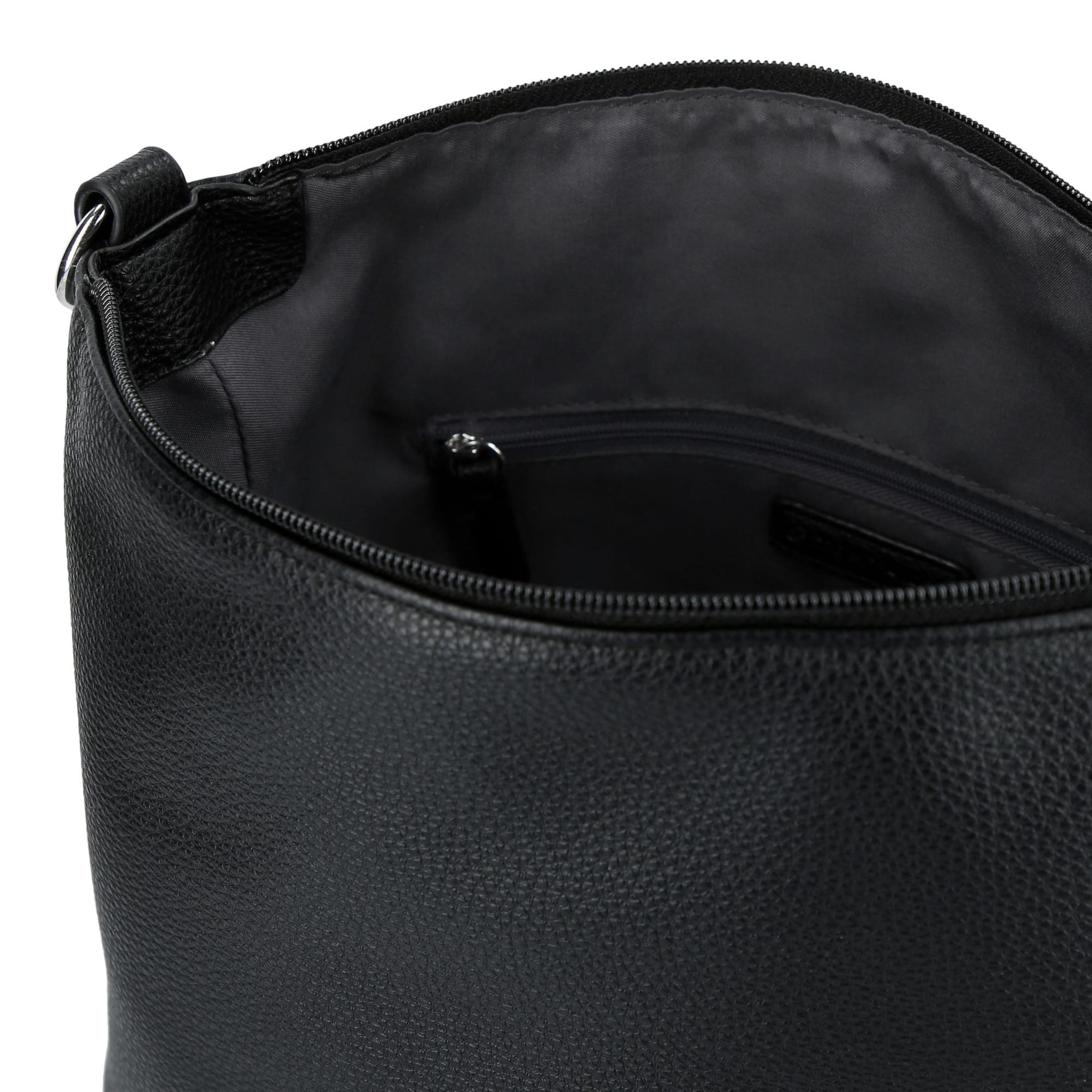 TOM TAILOR - Mala de ombro 'Olive' em preto