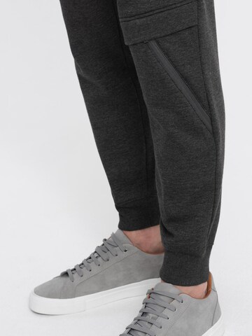 Effilé Pantalon Ombre en gris