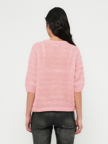 VILA Sweater 'VICHOCA' in Pink
