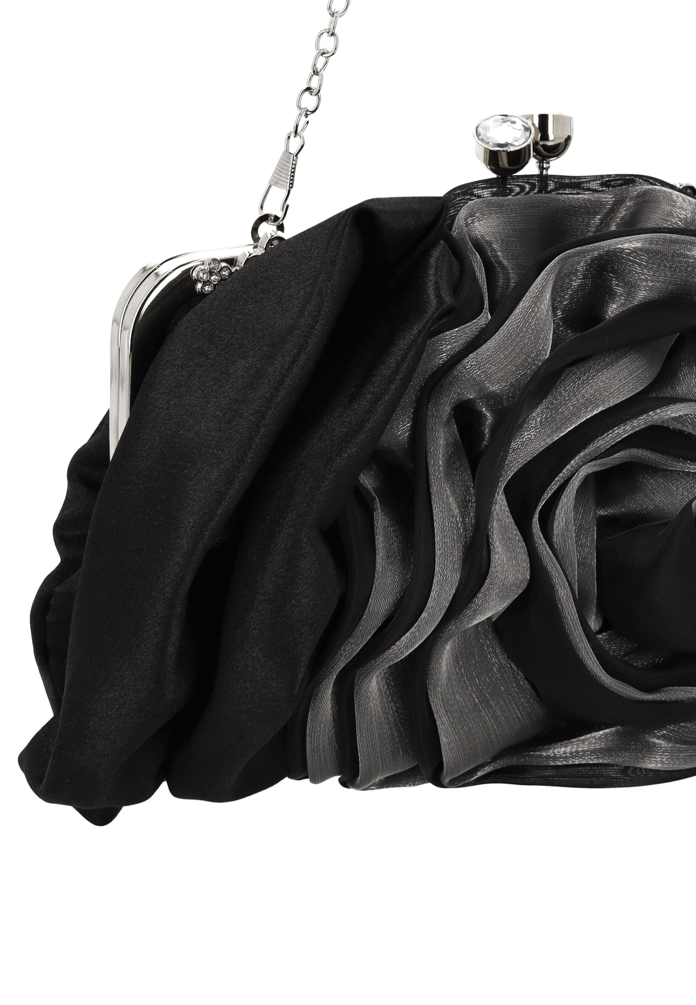 faina Clutch in Zwart