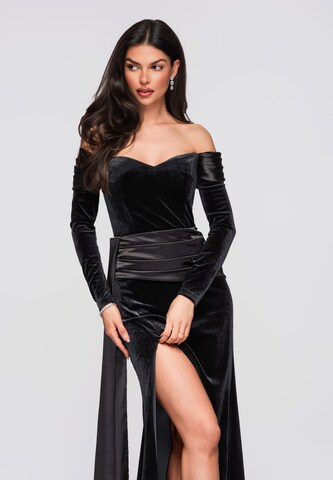 Ombre Avondjurk in Zwart