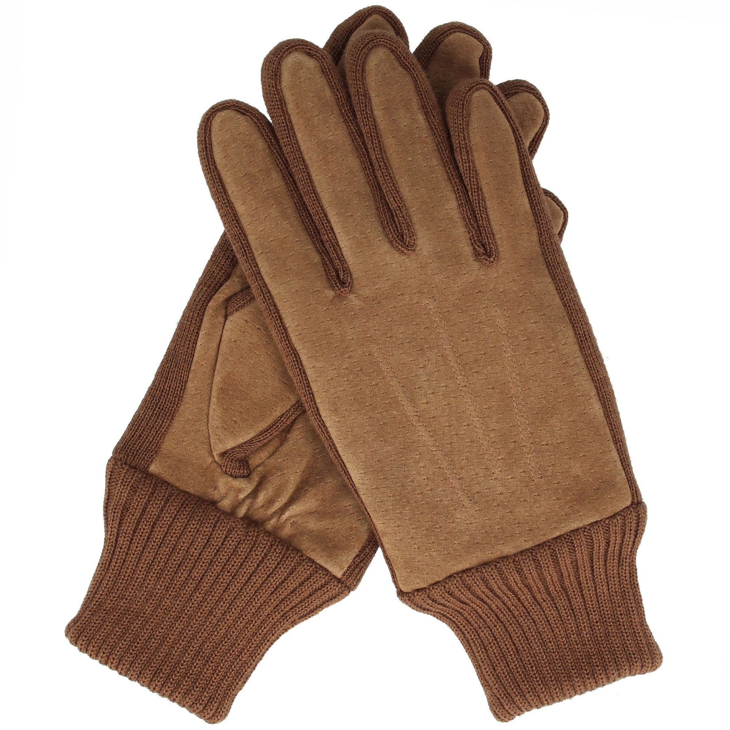 KESSLER Full finger gloves 'Stan' in Brown