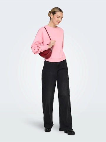 Bluză de molton 'ONLBrooke' de la ONLY pe roz