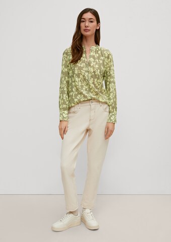 Camicia da donna di comma casual identity in verde