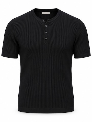 Ombre - Camiseta en negro: frente