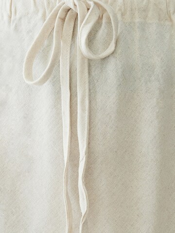 Calli - Falda 'DRAWSTRING' en beige