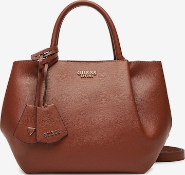 GUESS Handbag 'Amorette Girlfriend' in Brown: front