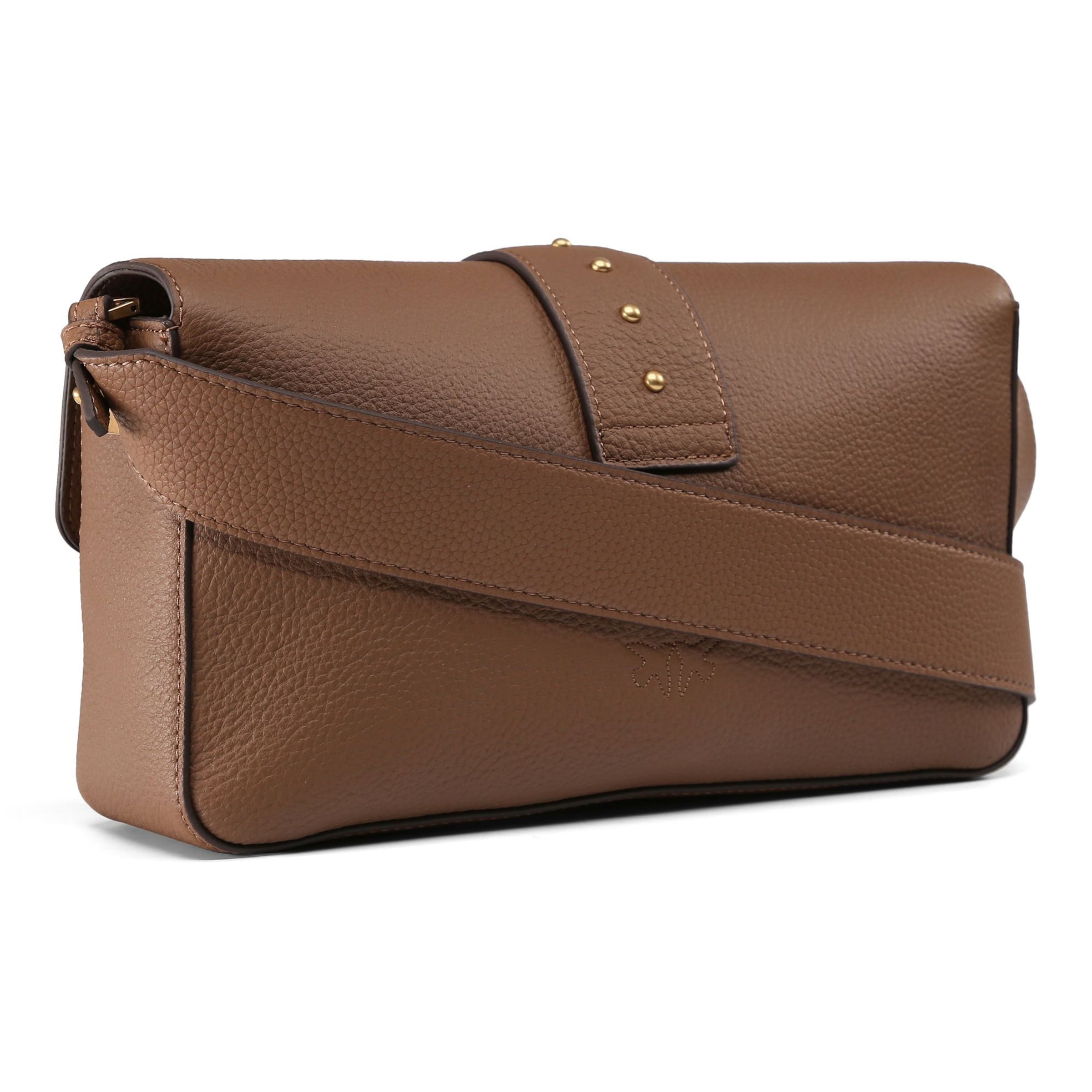 Borsa a tracolla 'Love One' di PINKO in marrone