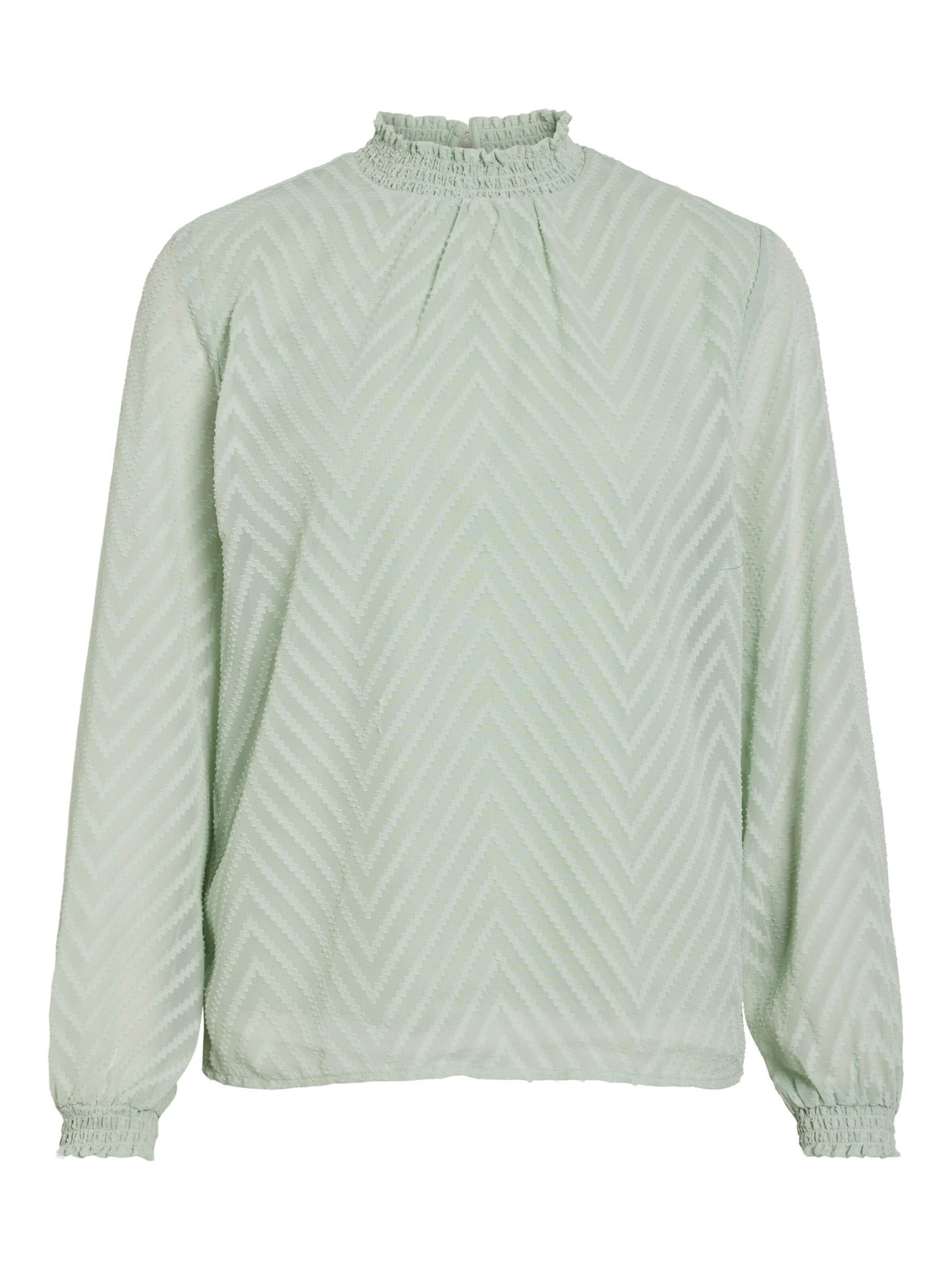 VILA - Blusa en verde: frente