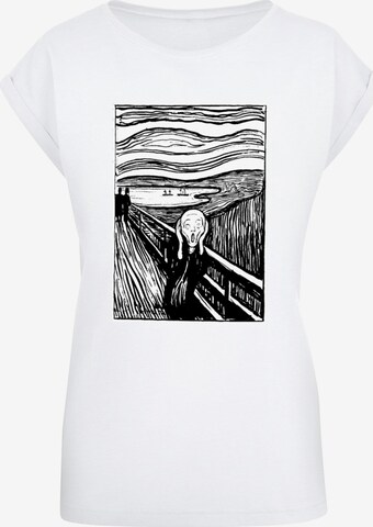 Merchcode Shirt 'APOH - Munch Lino' in White: front