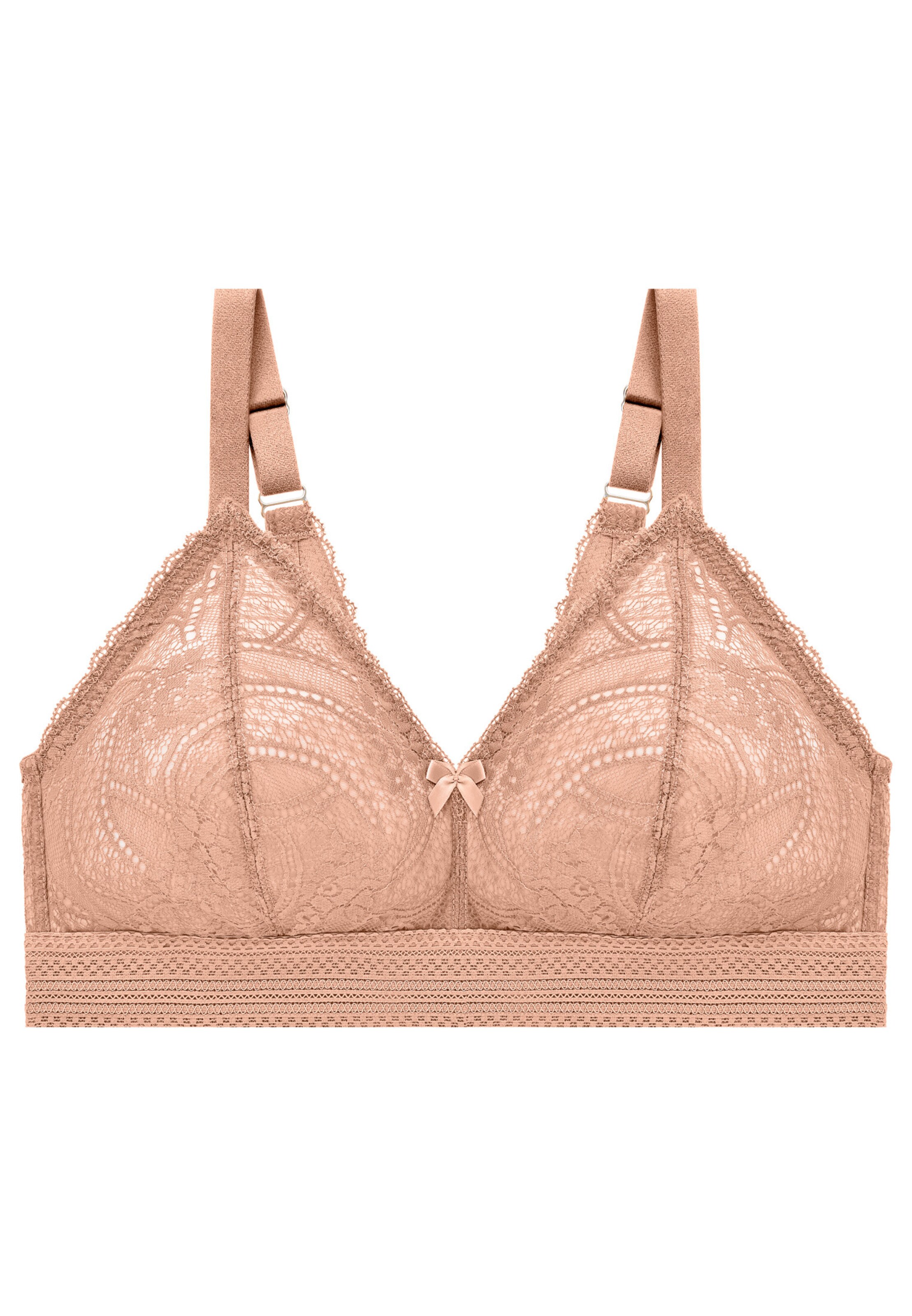 GLAMORISE Classic Minimizer in Beige: front