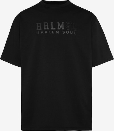 Harlem Soul T-Shirt 'Ro-cky' in graumeliert / schwarz, Produktansicht
