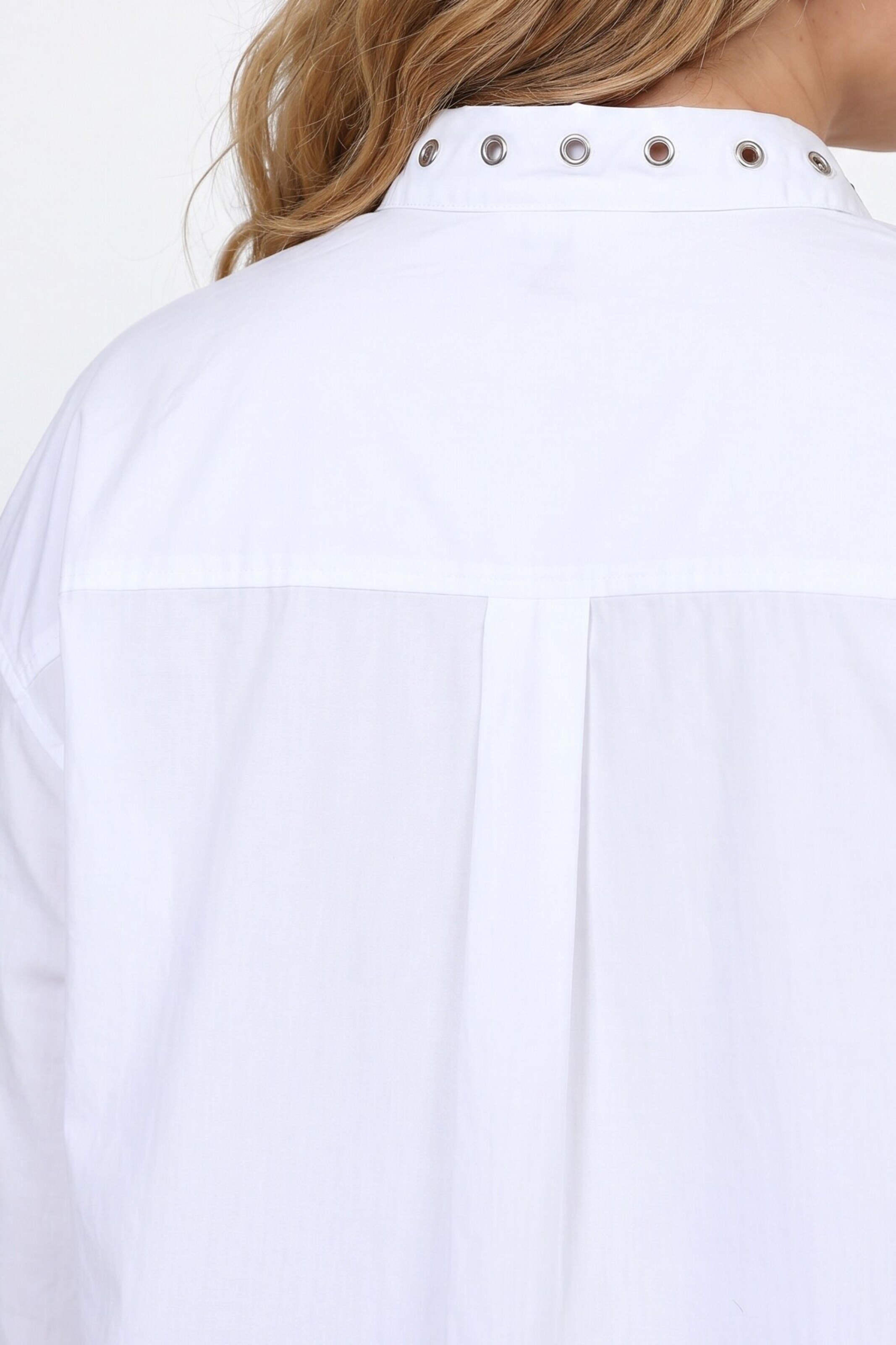 MIAMODA Blouse in White