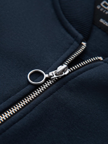 Ombre Sweatvest 'OM-SSZP-0215' in Blauw