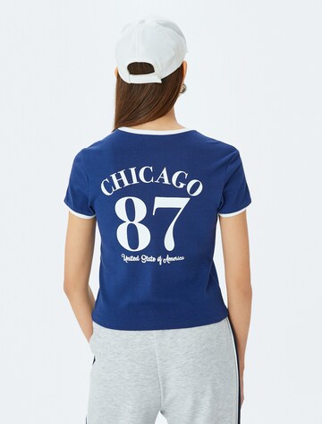 Koton T-shirt in Blau