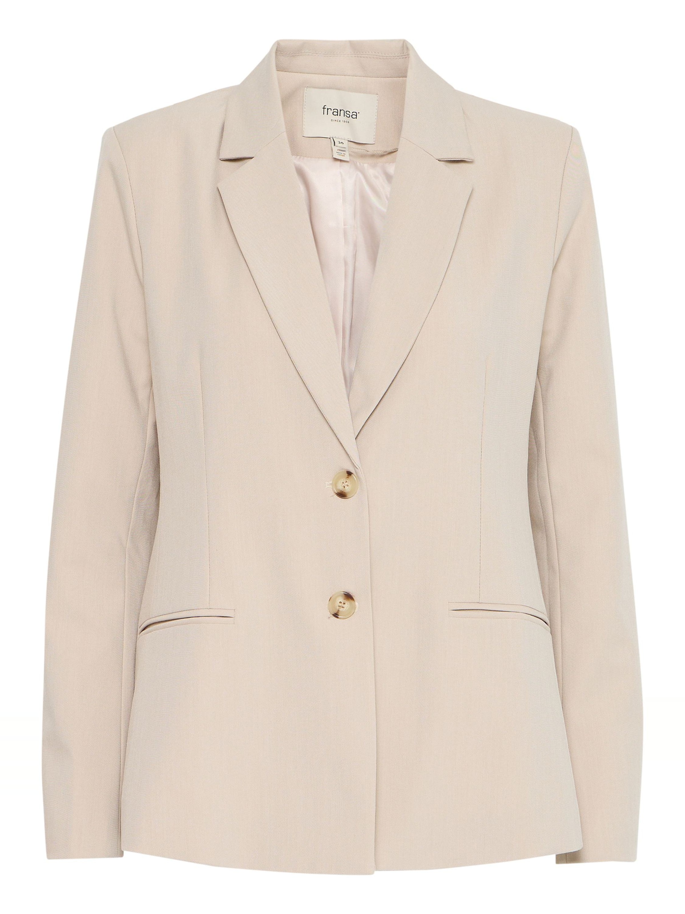 Fransa Blazer 'Abigail' in Beige: Vorderseite