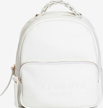 Sac à dos CAFè NOIR en blanc : devant