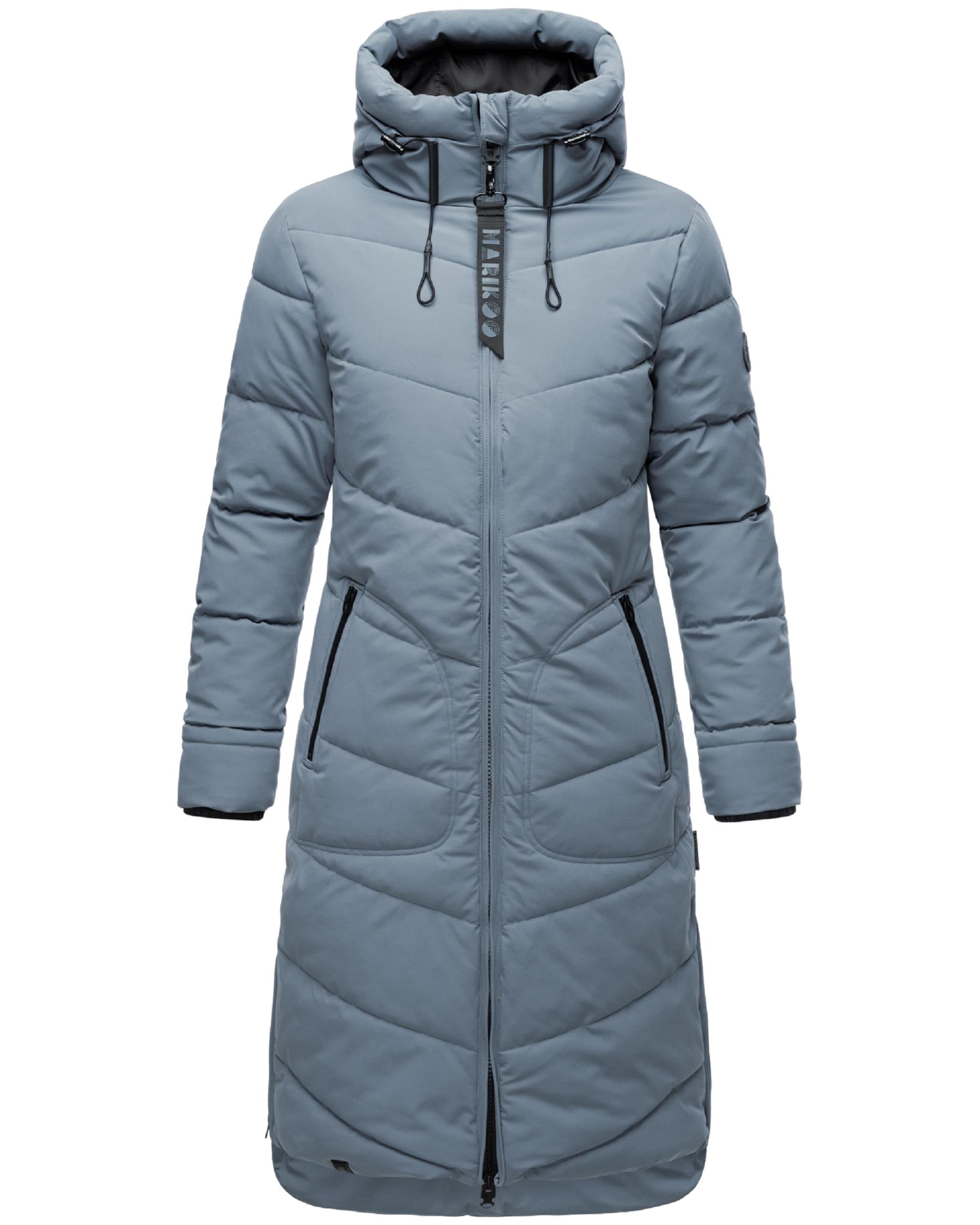 MARIKOO Zimski plašč &#x27;Benikoo&#x27; | modra barva: sprednja stran