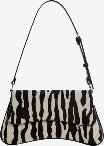 MANGO Shoulder Bag 'hft wavy' in Black: front