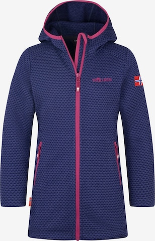 TROLLKIDS Fleece Jacket in Purple: front