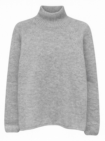 MixRay Sweater 'Pullover' in Grey: front
