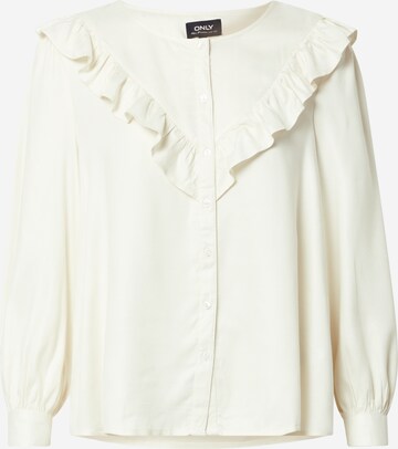 ONLY Blouse in Beige: voorkant